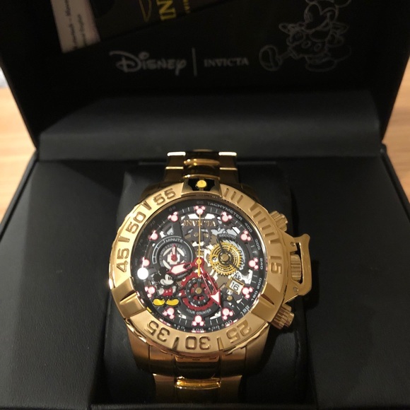 NWT INVICTA - Disney Gold Watch (Limited Edition) - Picture 5 of 8